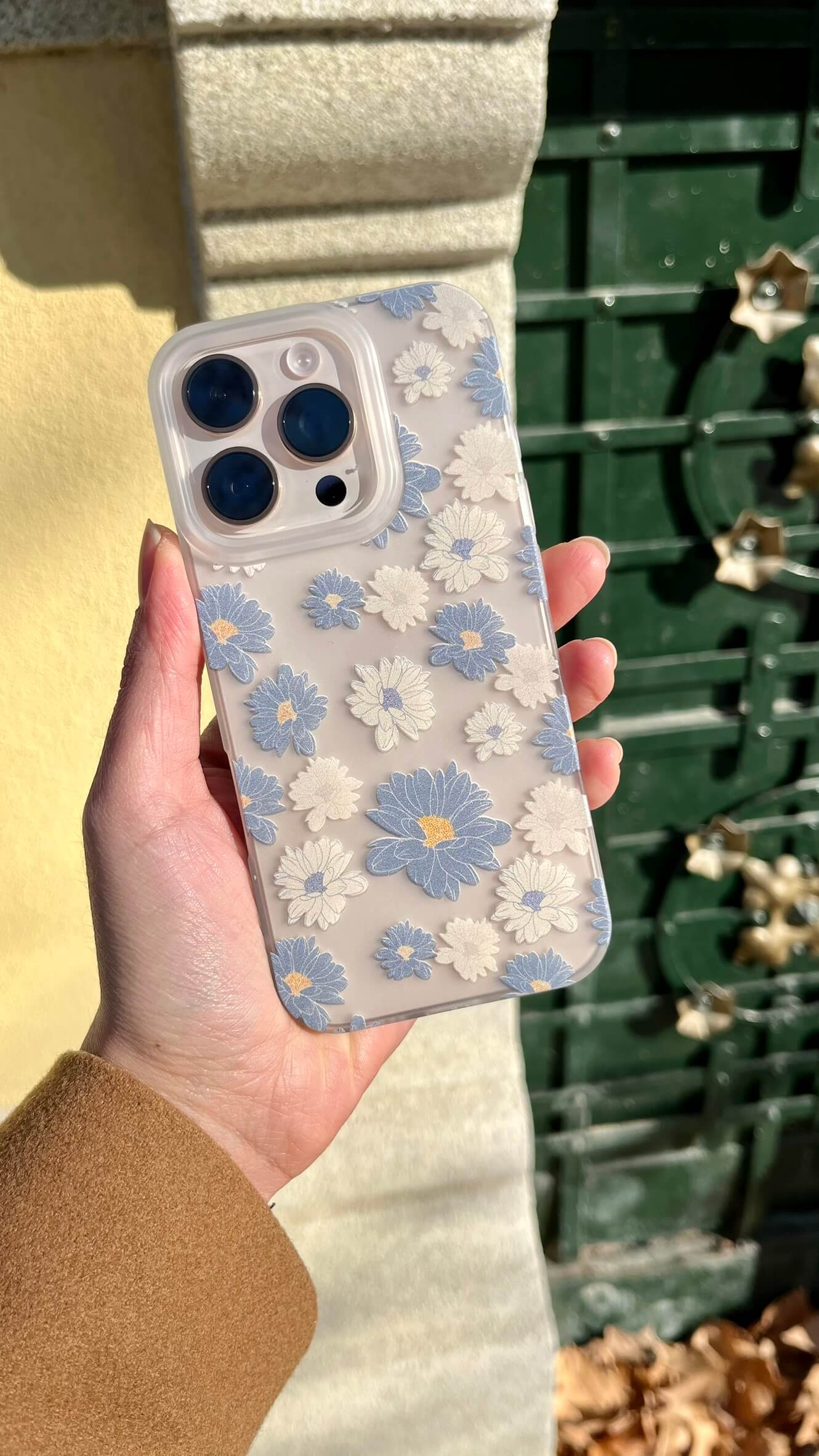 Case iPhone Blue Spring - Diseño Floral Aesthetic