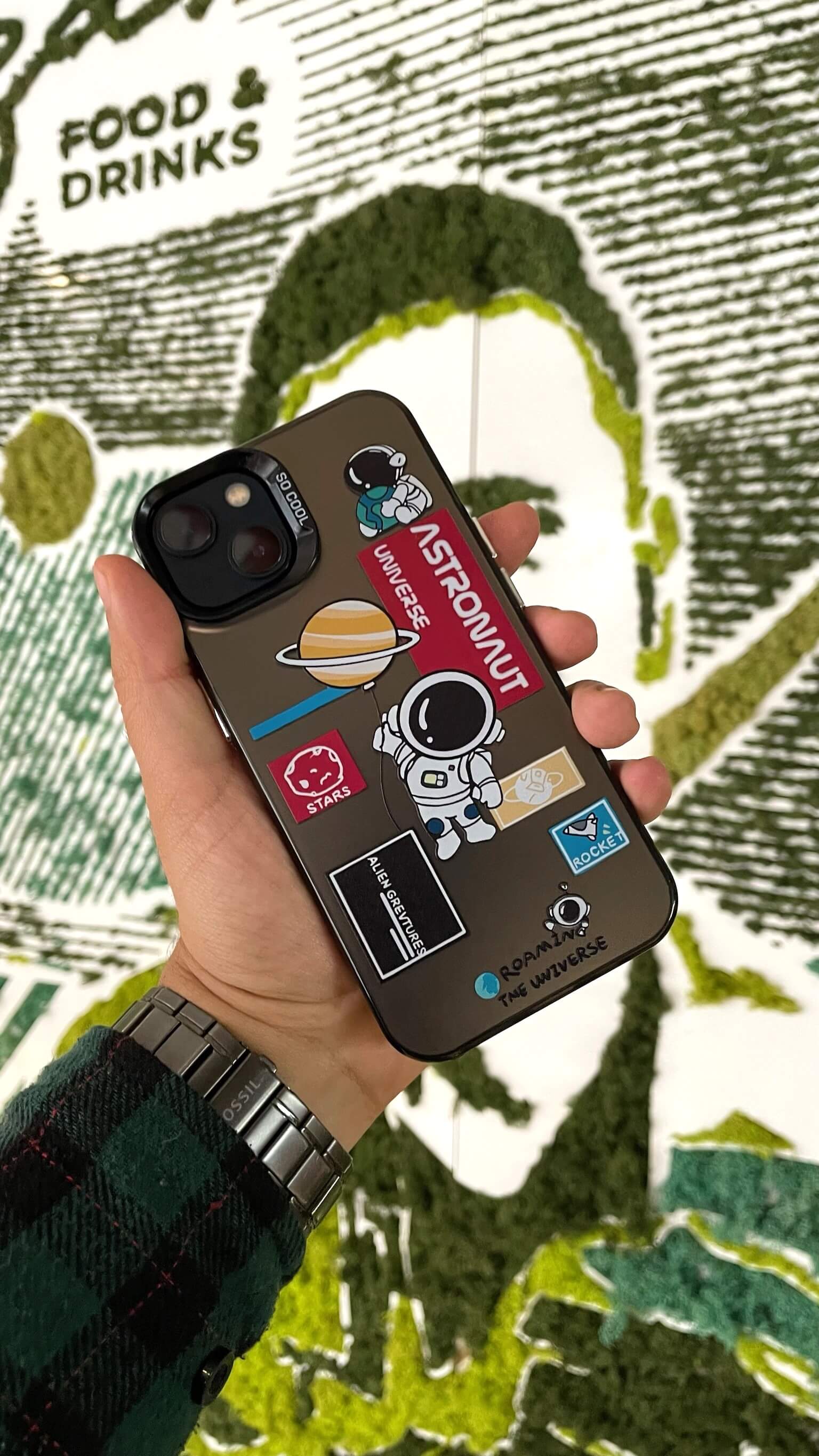 Case iPhone Astronauta - Dinámico y Juvenil