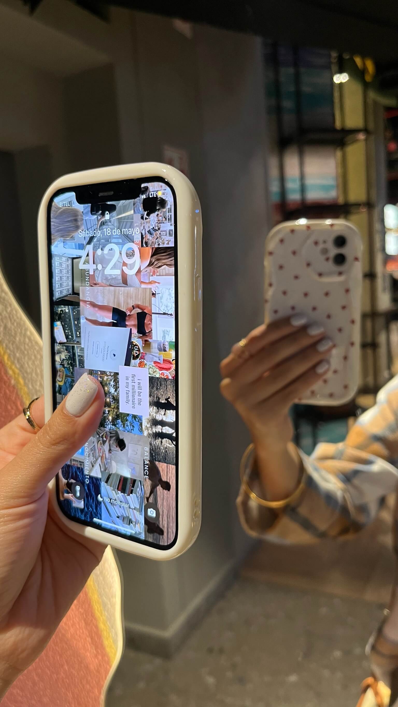 Case iPhone Creamy Heart - Diseño Romántico y Protección Reforzada