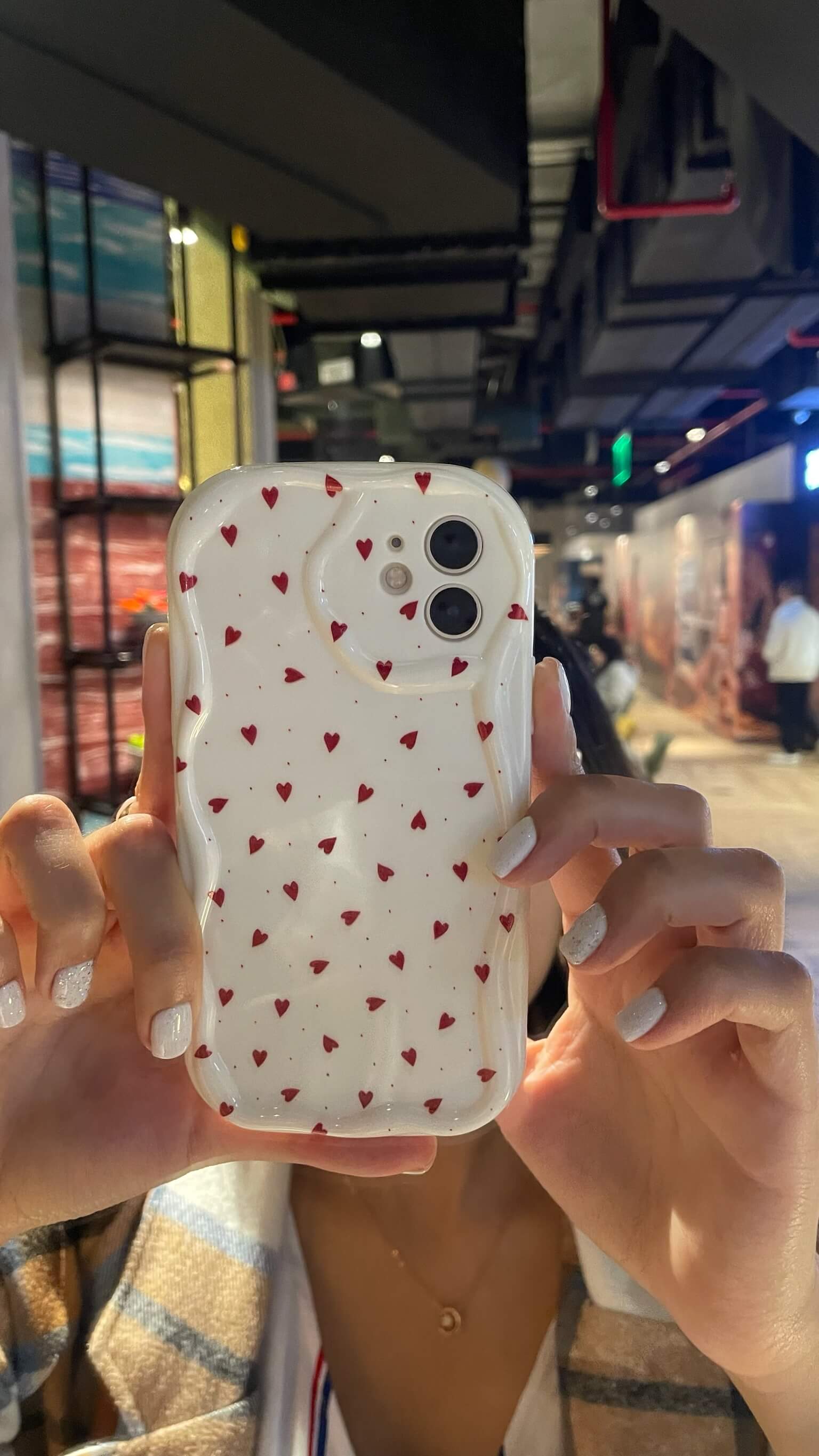Case iPhone Creamy Heart - Diseño Romántico y Protección Reforzada