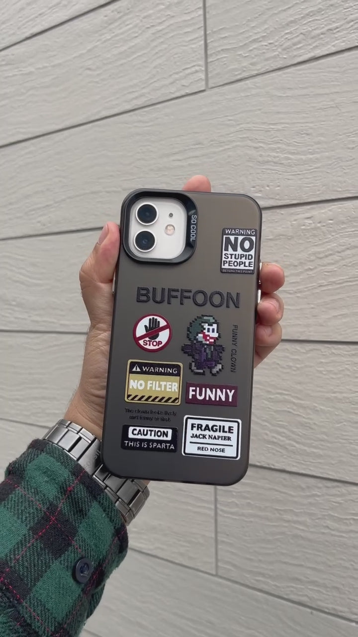 Case iPhone Buffoon - Diseño Urbano y Resistente